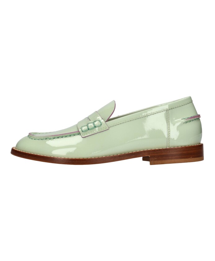 chaussures-plates-vertes