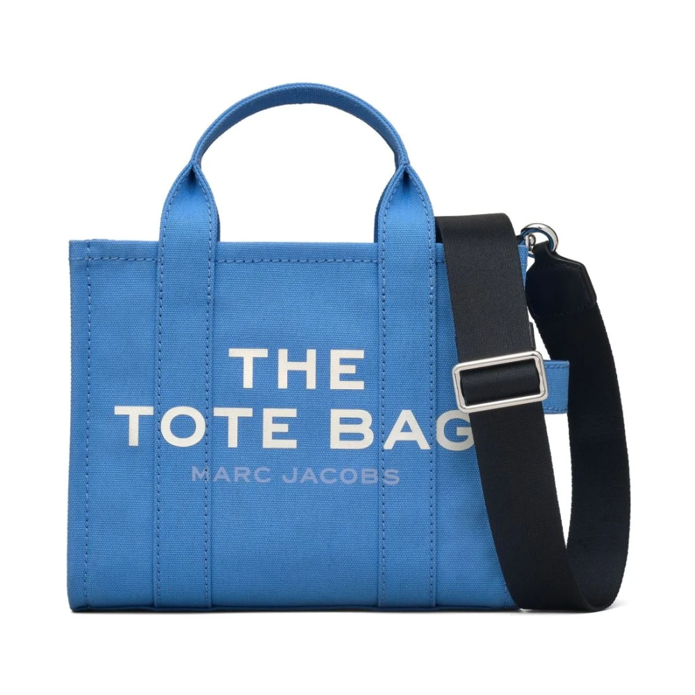 Marc Jacobs Women's Blue Light Tote Bag With Logo - Shopping Bags - One Size - Bags
