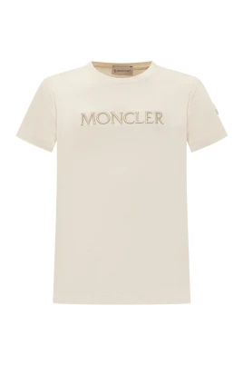 Embroidered Logo Cotton T-Shirt