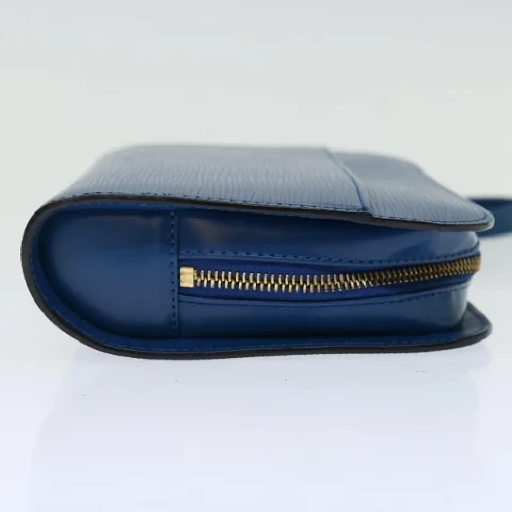 Louis Vuitton Vintage Pre-owned Leather clutches Blue Dames