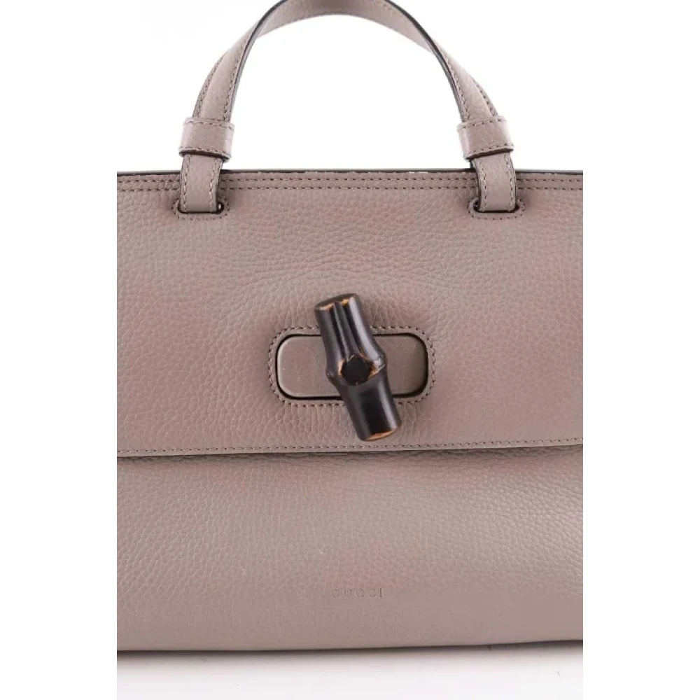 Gucci Vintage Pre-owned Leather gucci-bags Pink Dames