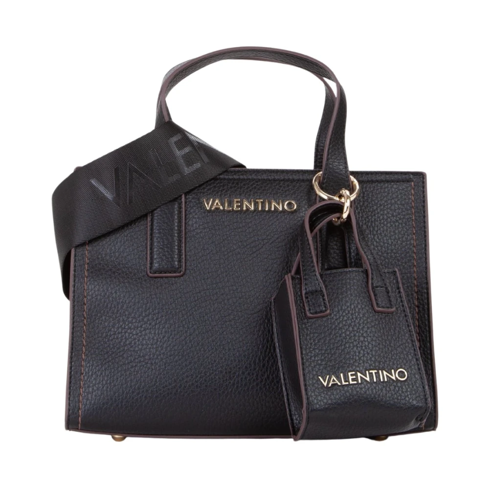 Valentino By Mario Valentino Black Handbags, Female, One Size, Samantha Cabas Bag In