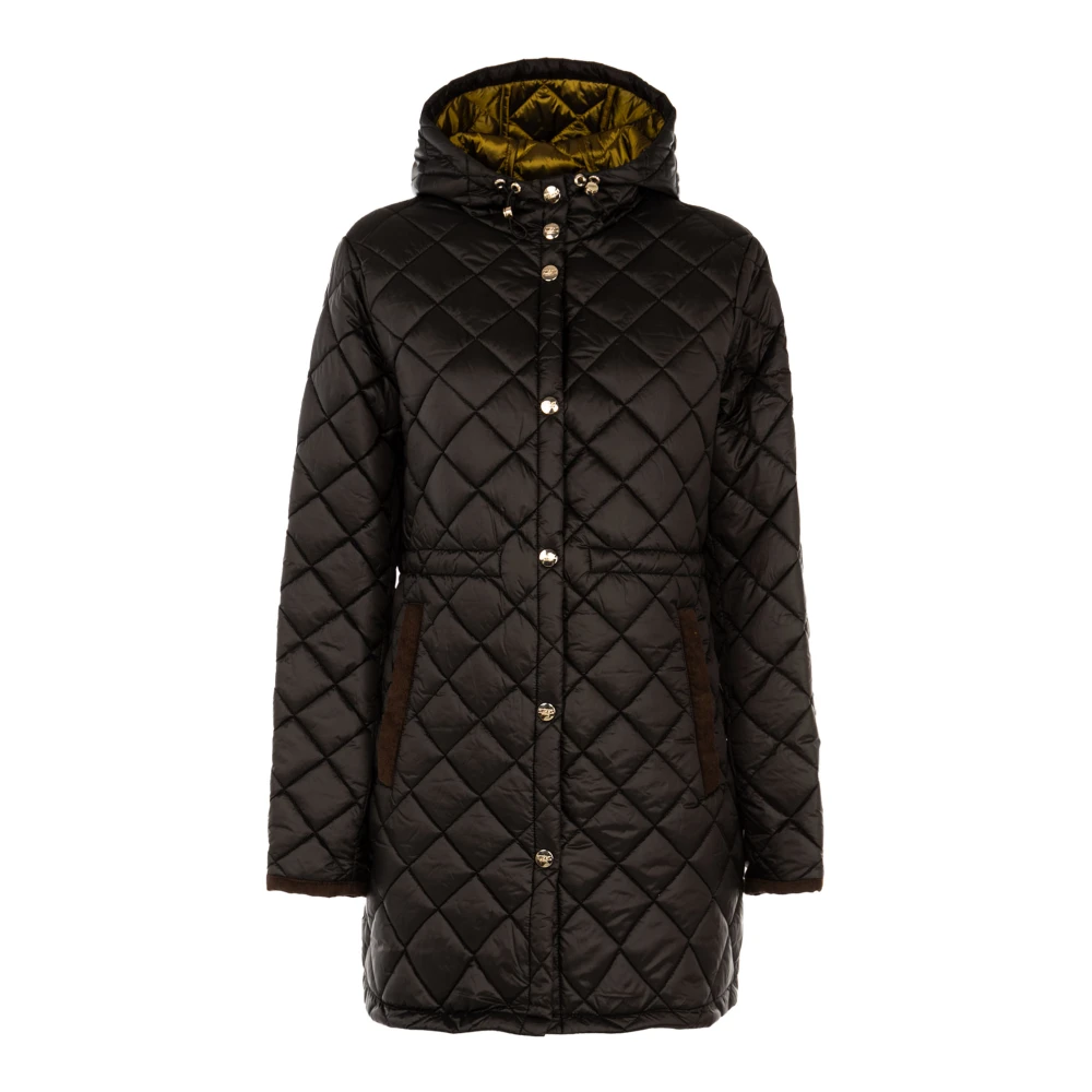 Husky Original Gewatteerde Jas Victoria Elegante Stijl Black Dames