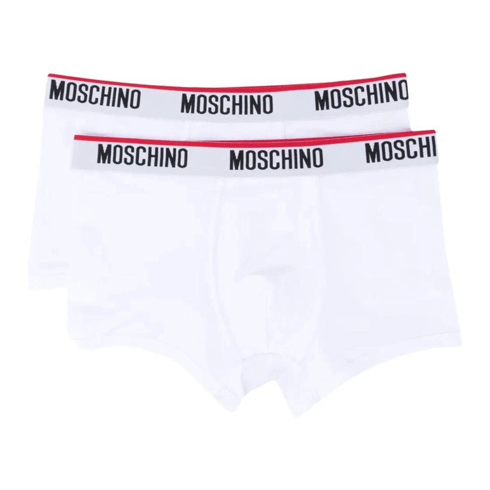 Moschino Homme Blanc - Trunk Bi-Pack - Sous-Vêtements - Taille: 2XL