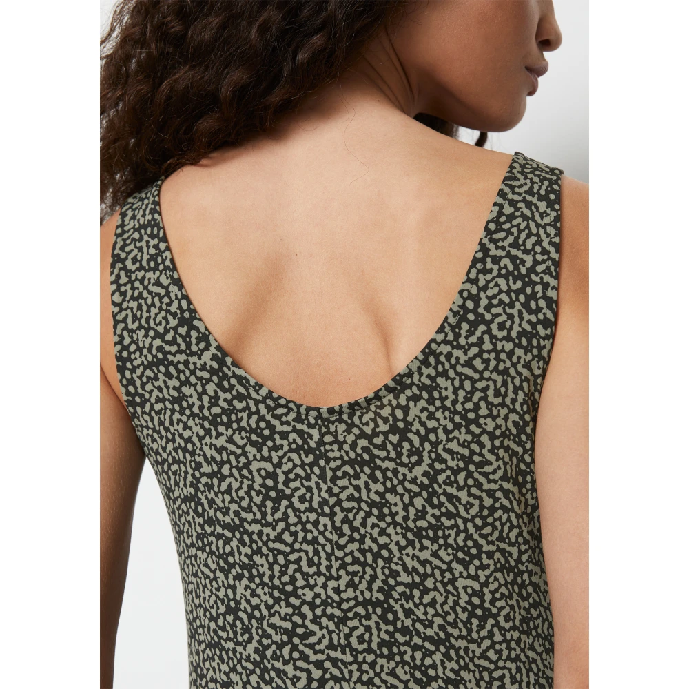 Marc O'Polo Mouwloze jerseyjurk met een all-over print Multicolor Dames
