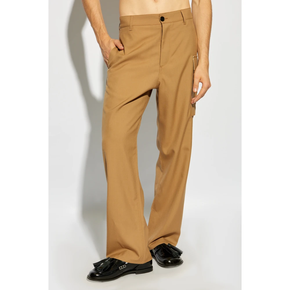 Marni Wollen broek Brown Heren
