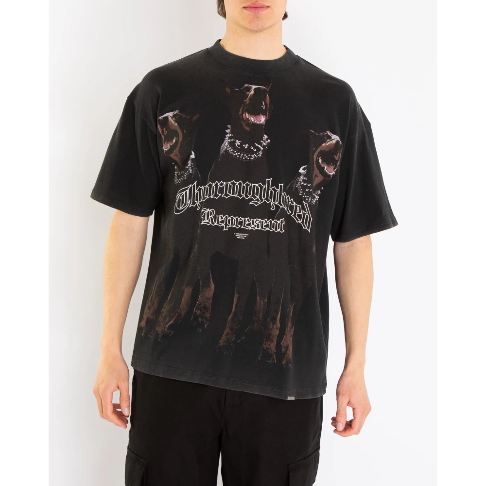 Represent Thoroughbred T-Shirt Black Heren