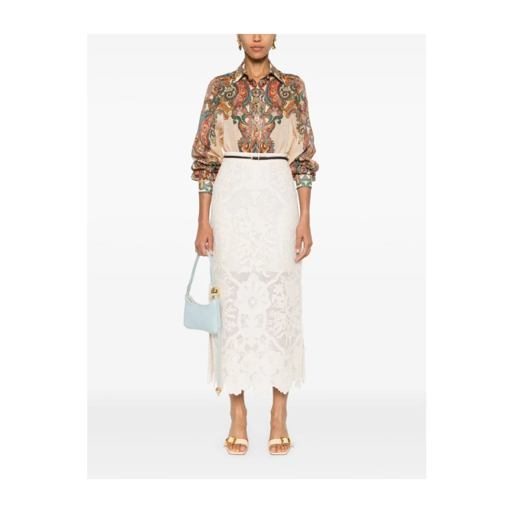 Zimmermann Multicolor Paisley Shirt Aw24 Multicolor Dames