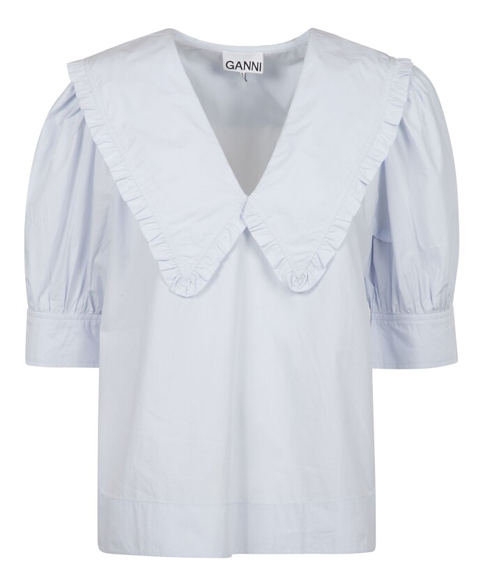 blue-short-sleeve-blouse-with-ruffles