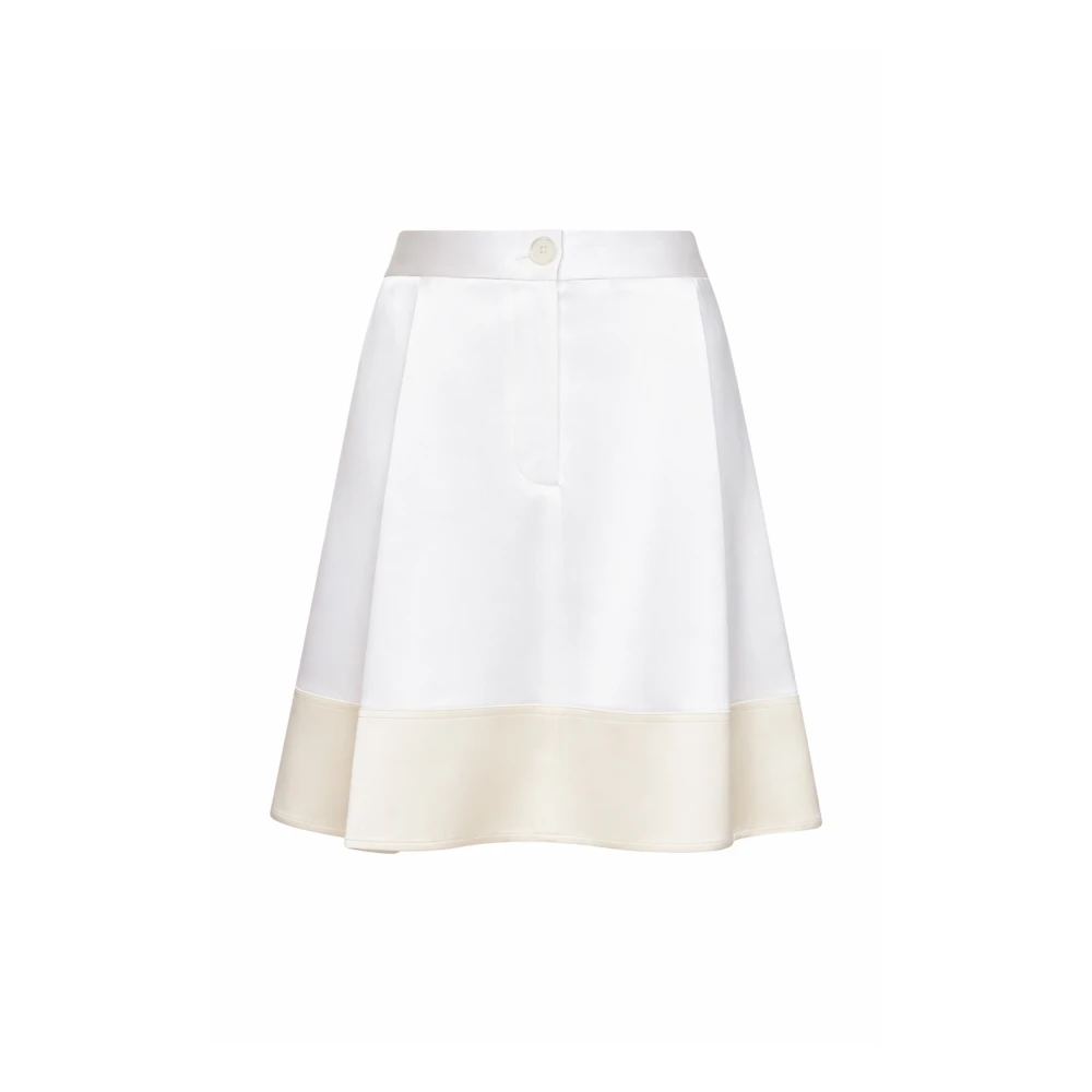Totême Women's White Soft Tuxedo Skirt - Short Skirts - 2XS - Skirts