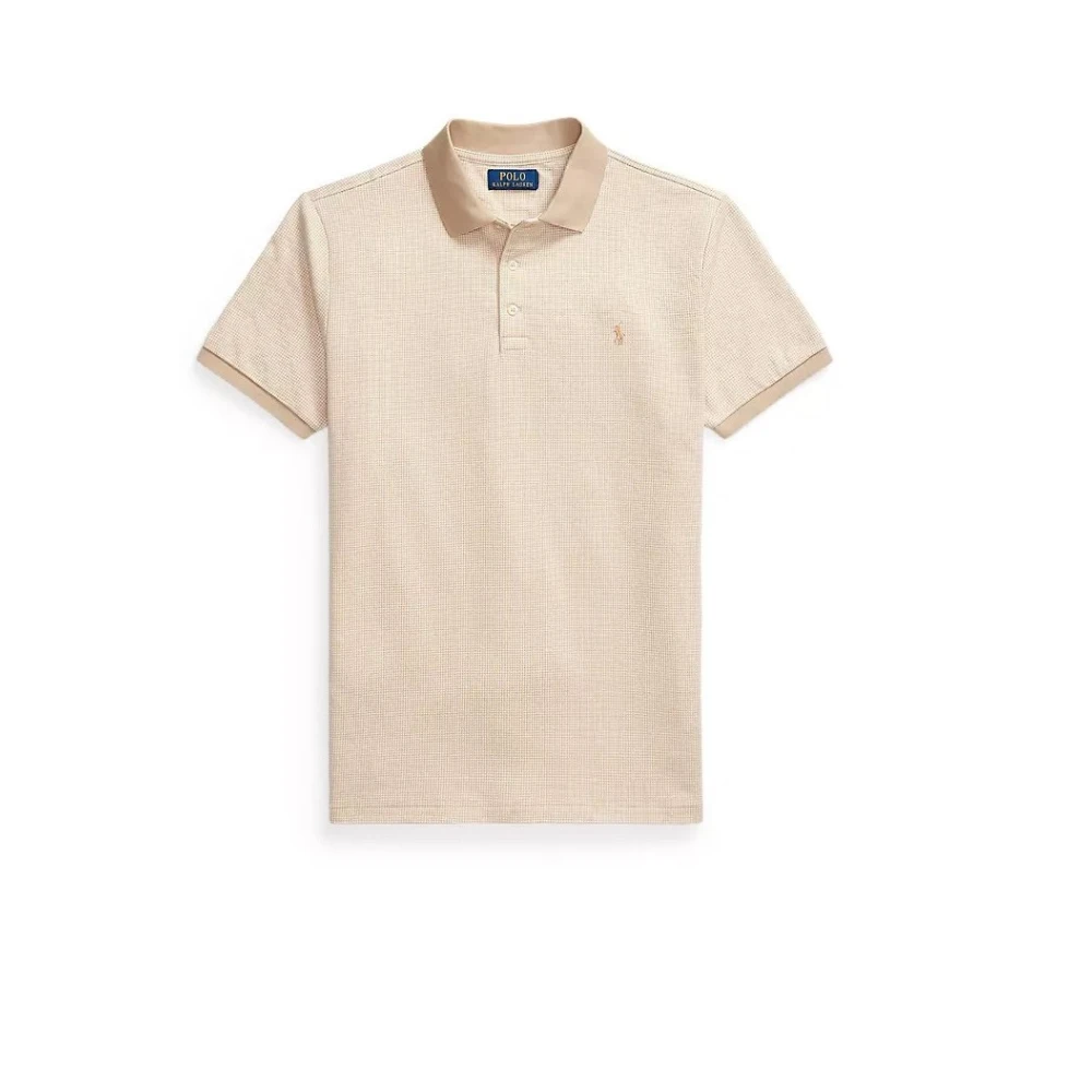 Polo Ralph Lauren Men's Beige Casual T-Shirt For - Polo Shirts - 2XL - Tops