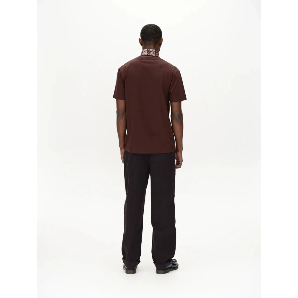 Gabba Zwarte Geplooide Chino Broek Black Heren