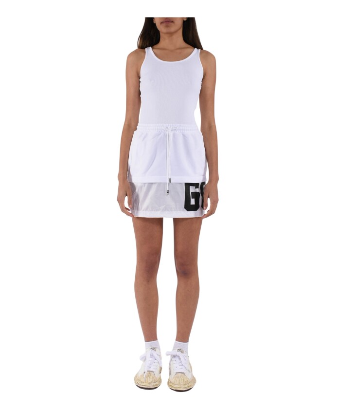 nylon-mini-dress-ribbed-style