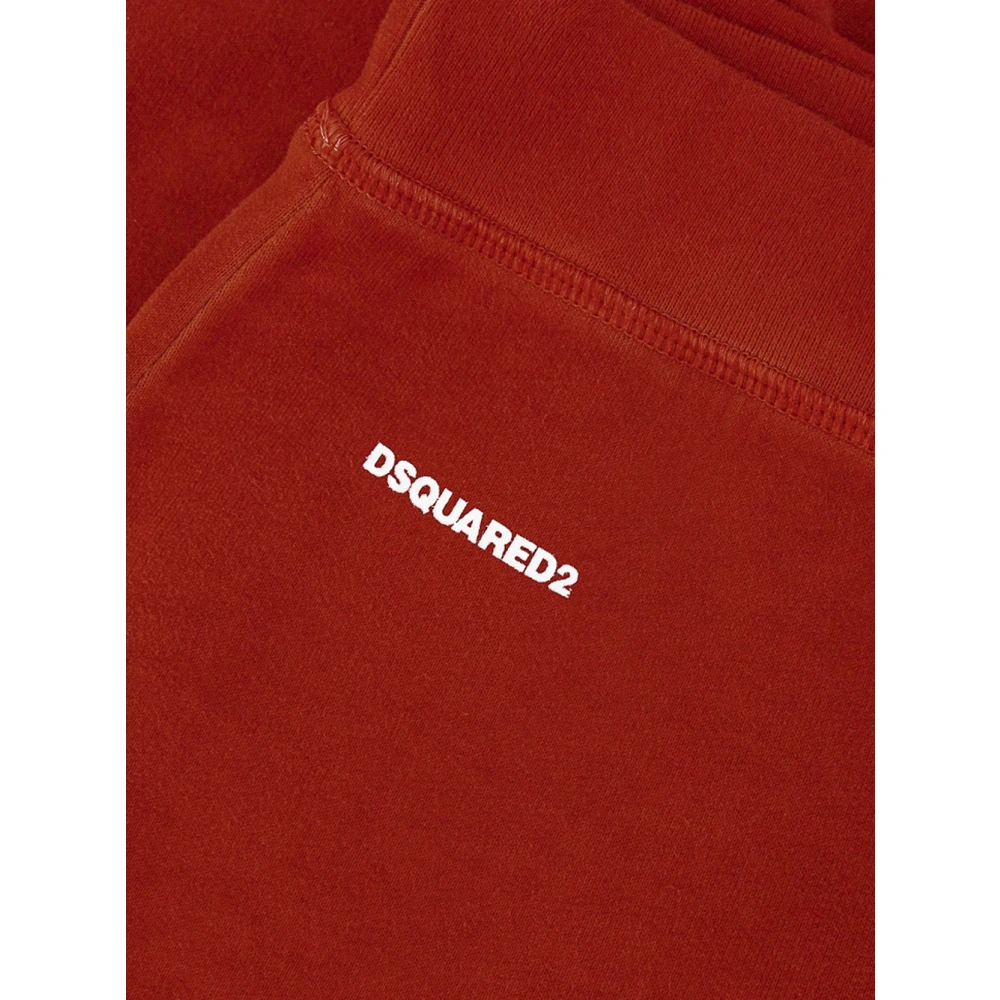 Dsquared2 Hoge Taille Flare Sweatpants Red Dames
