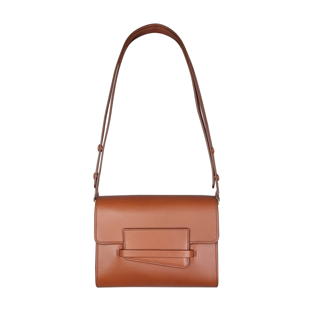 Il Bisonte Stijlvolle Schoudertas Brown Dames