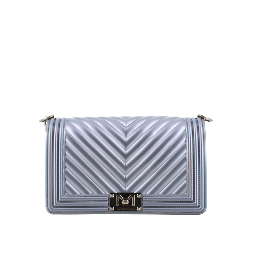Marc Ellis Gewatteerde Mini Schoudertas Blauw Gray Dames