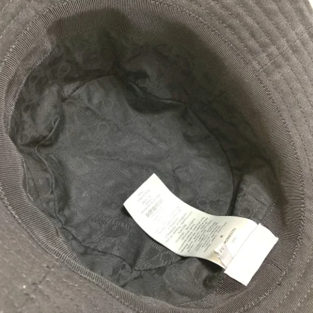 Dior Vintage Pre-owned Cotton hats Black Dames