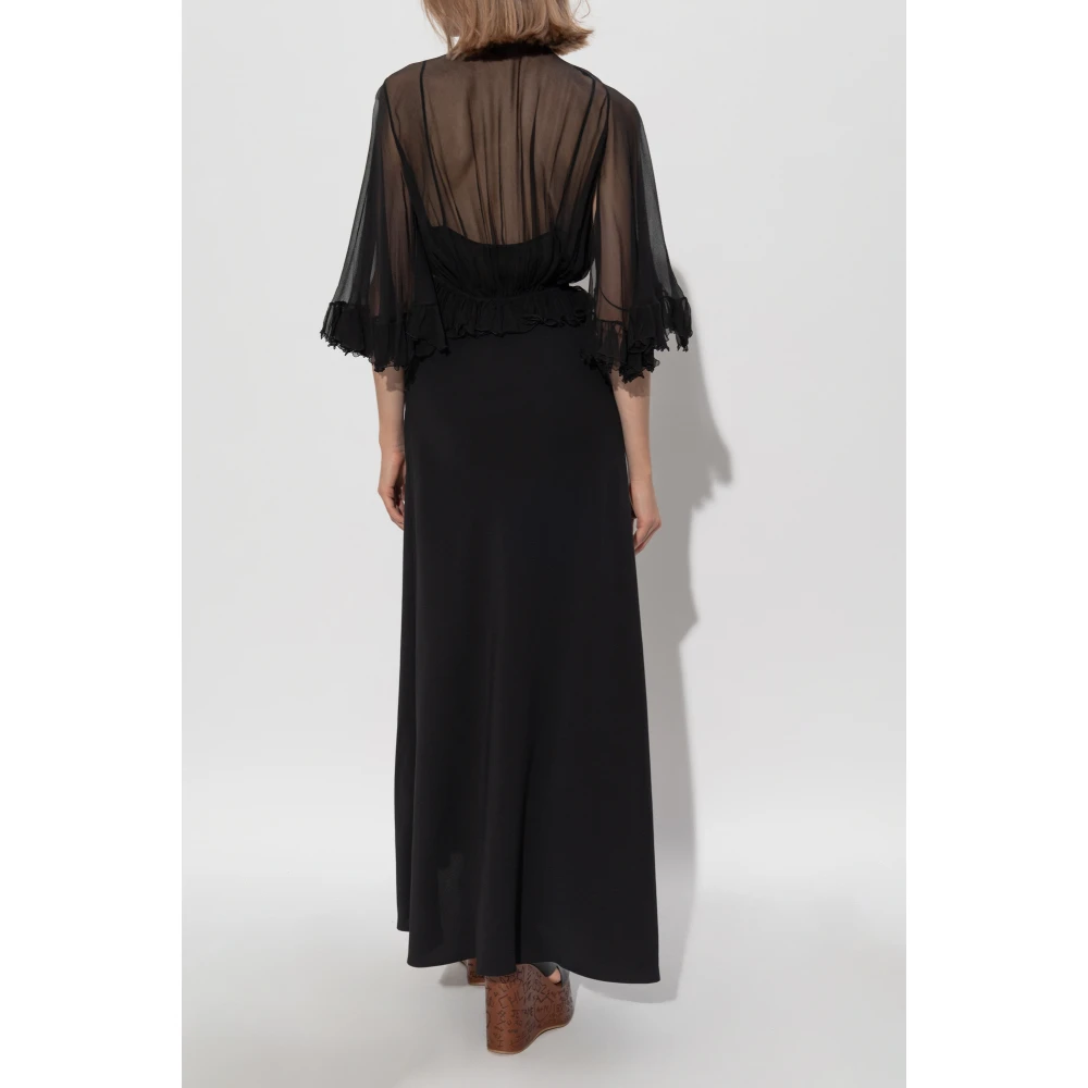 Chloé Zijden jurk Black Dames