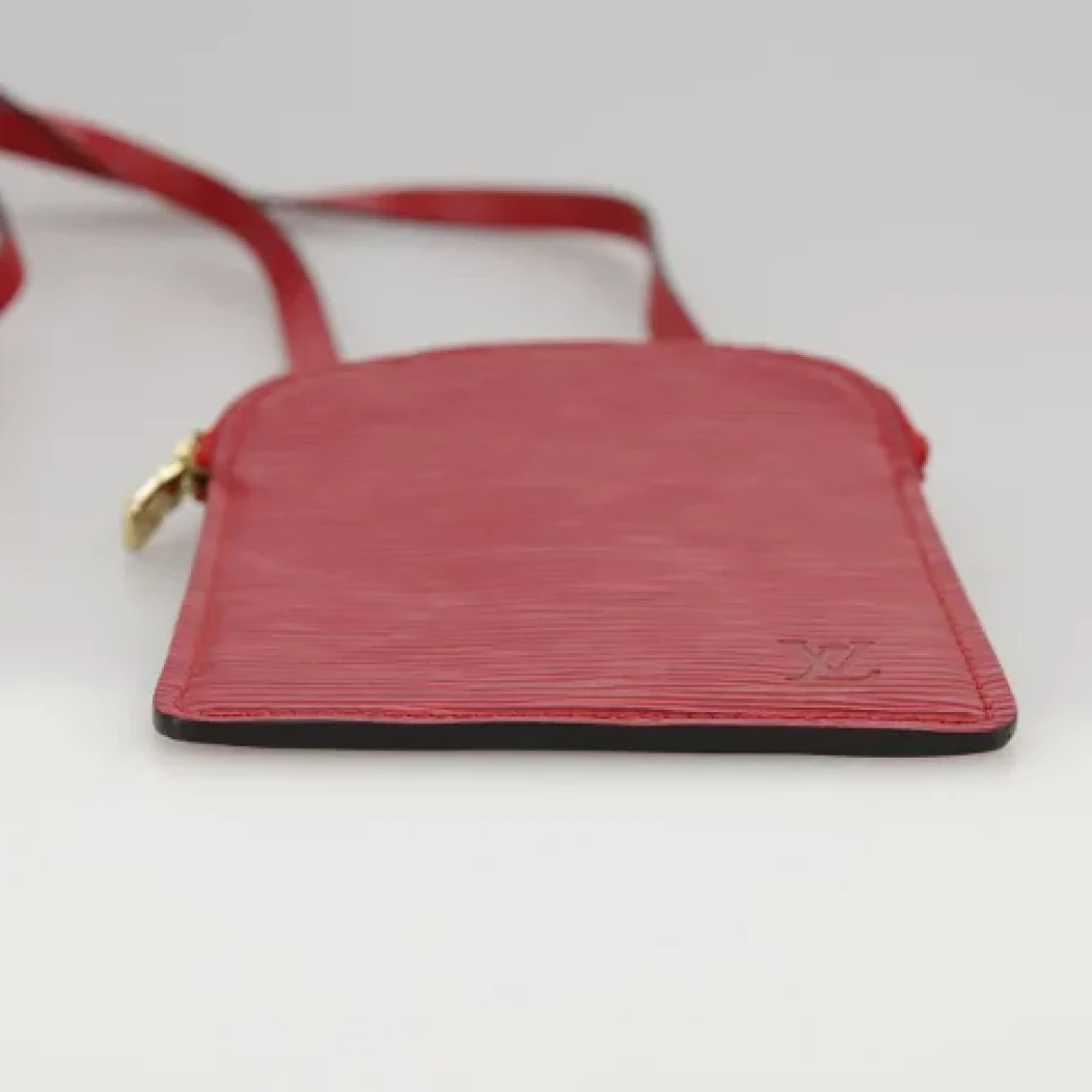 Louis Vuitton Vintage Pre-owned Leather pouches Red Dames