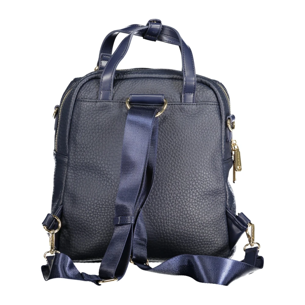 Valentino by Mario Valentino Omkeerbare Blauwe Rugzak met Contrastdetails Blue Dames