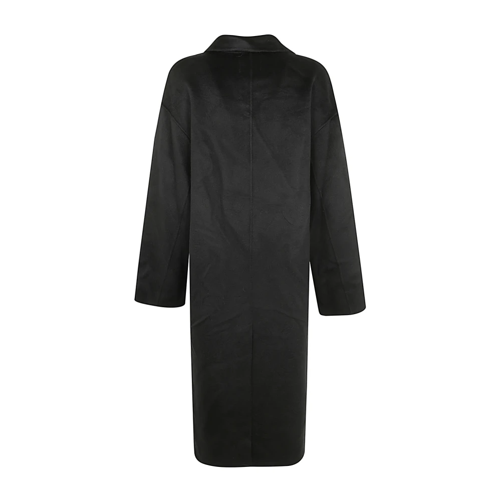 Loulou Studio Zwarte Winterjas voor Vrouwen Black Dames