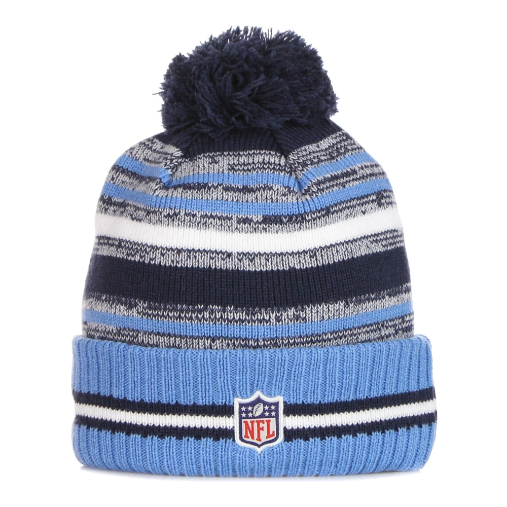 New era Tennessee Titans Pom Beanie Hat Blue Heren