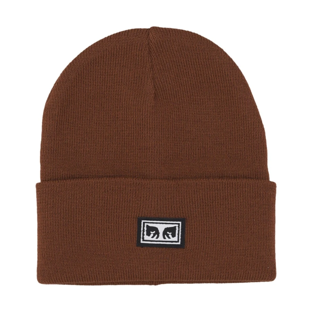 Obey Icoon Ogen Sepia Beanie Hoed Beige Heren
