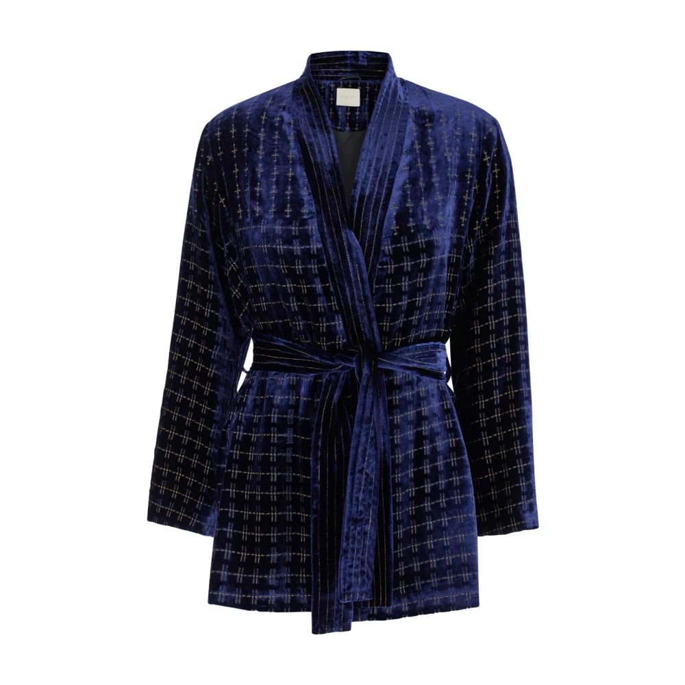 Momoni Eugenie Stijlvolle Jassen Blue Dames