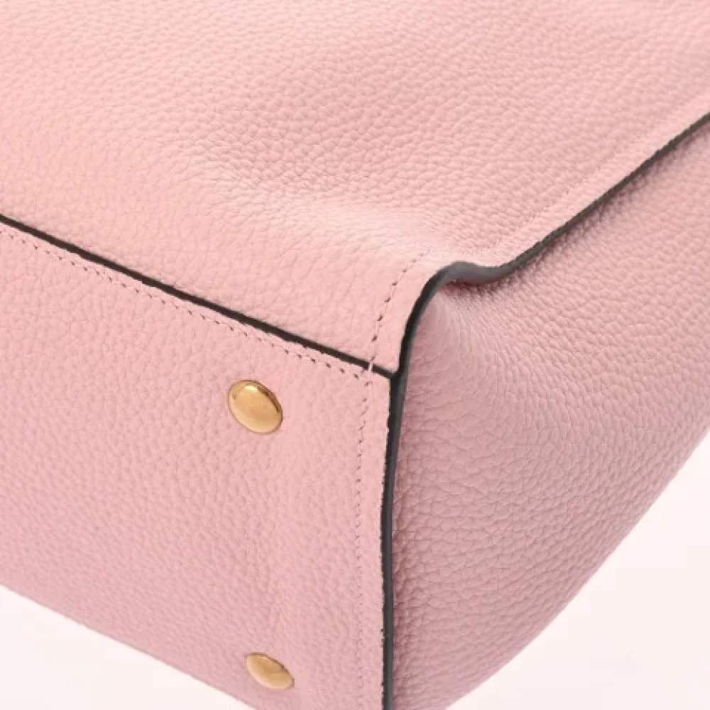Salvatore Ferragamo Pre-owned Leather totes Pink Dames