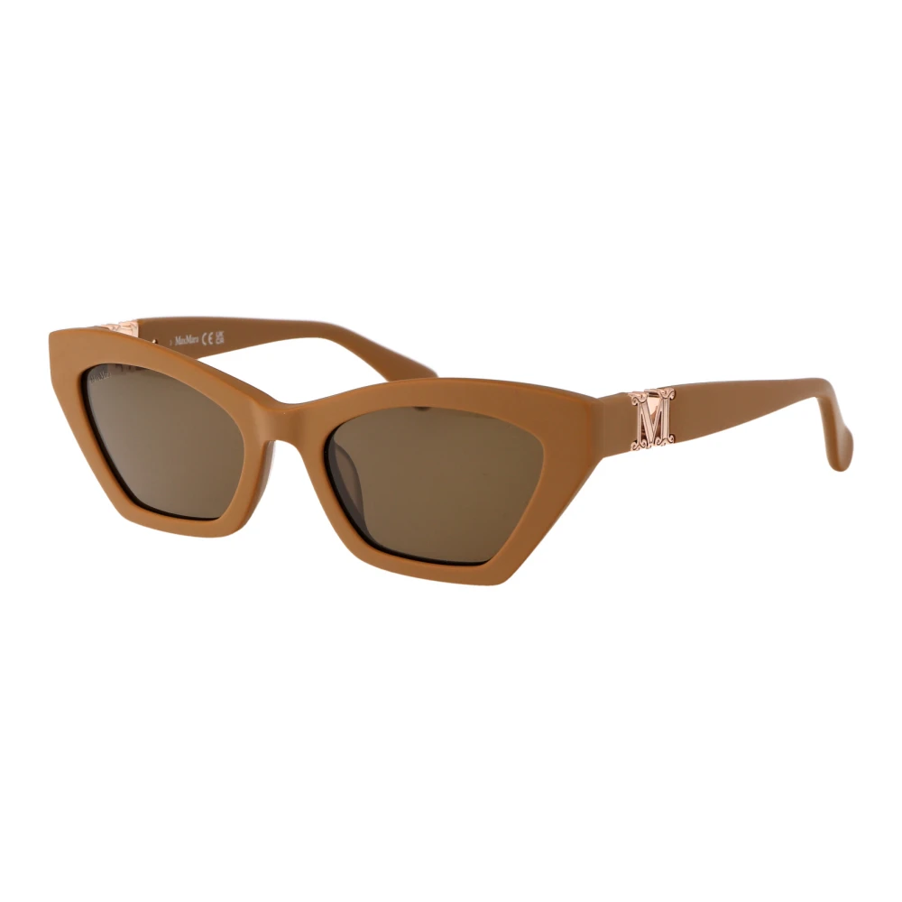 Max Mara Stiliga solglasögon Emme13 Brown, Dam