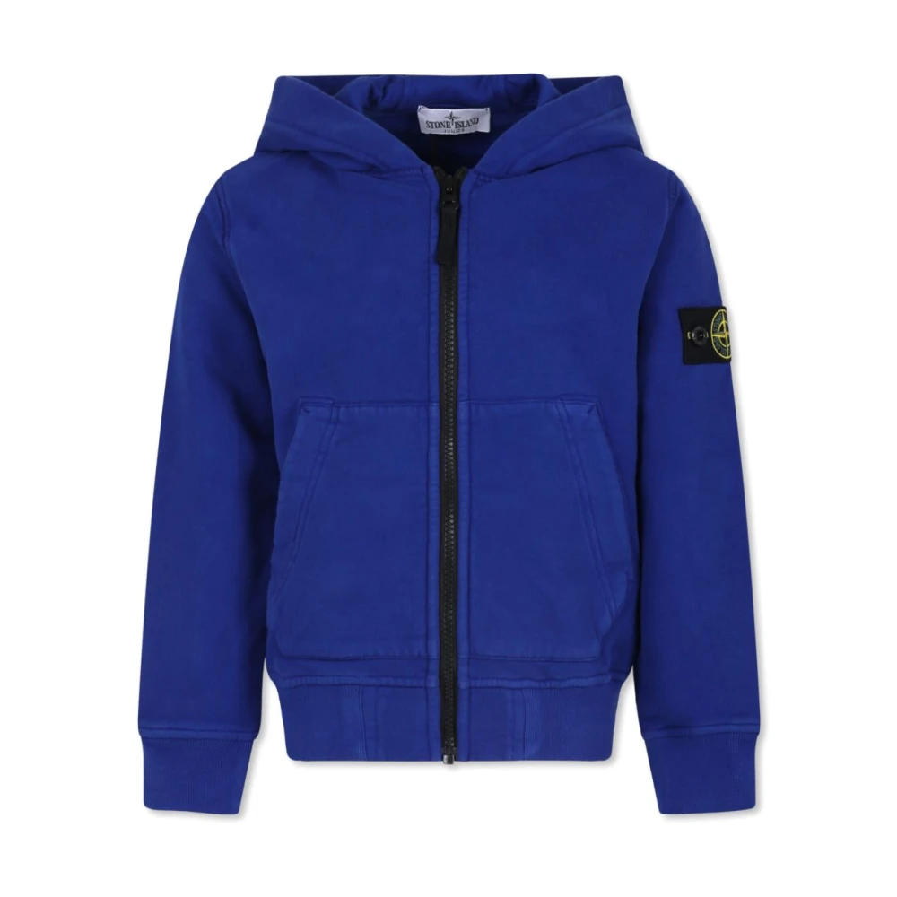 Stone Island Boys Blue Kids Sweatshirts, 4 Y, Sweatshirt For Aw24