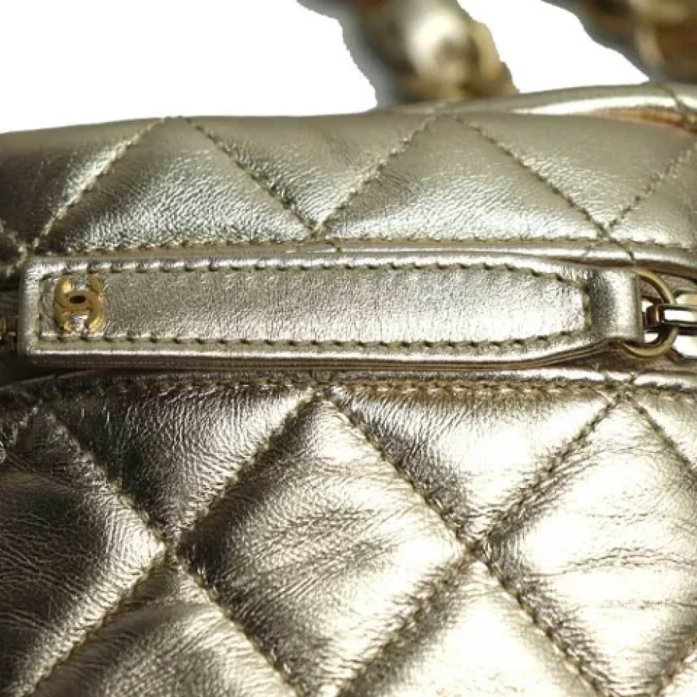 Chanel Vintage Pre-owned Fur chanel-bags Yellow Dames
