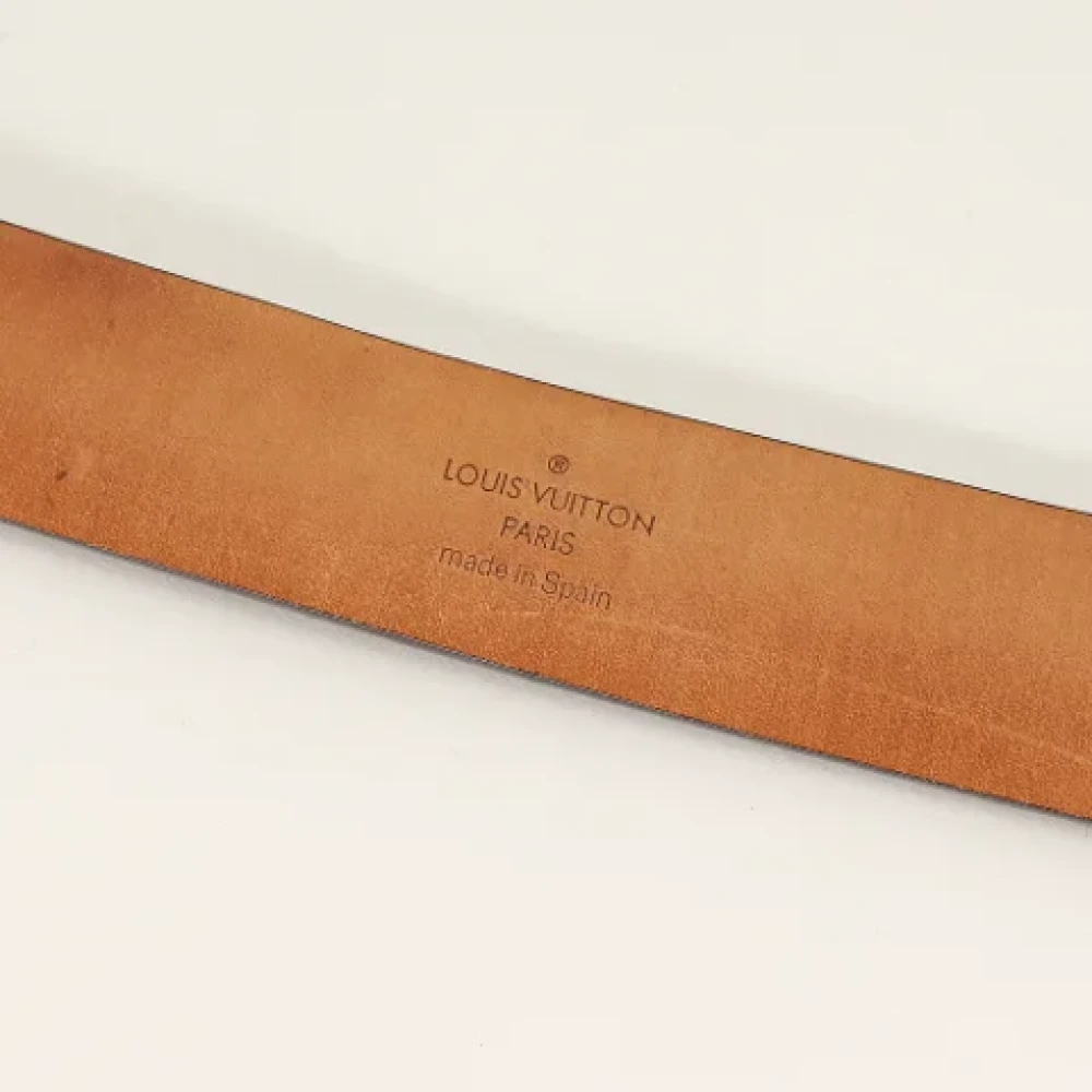 Louis Vuitton Vintage Pre-owned Leather belts Brown Heren