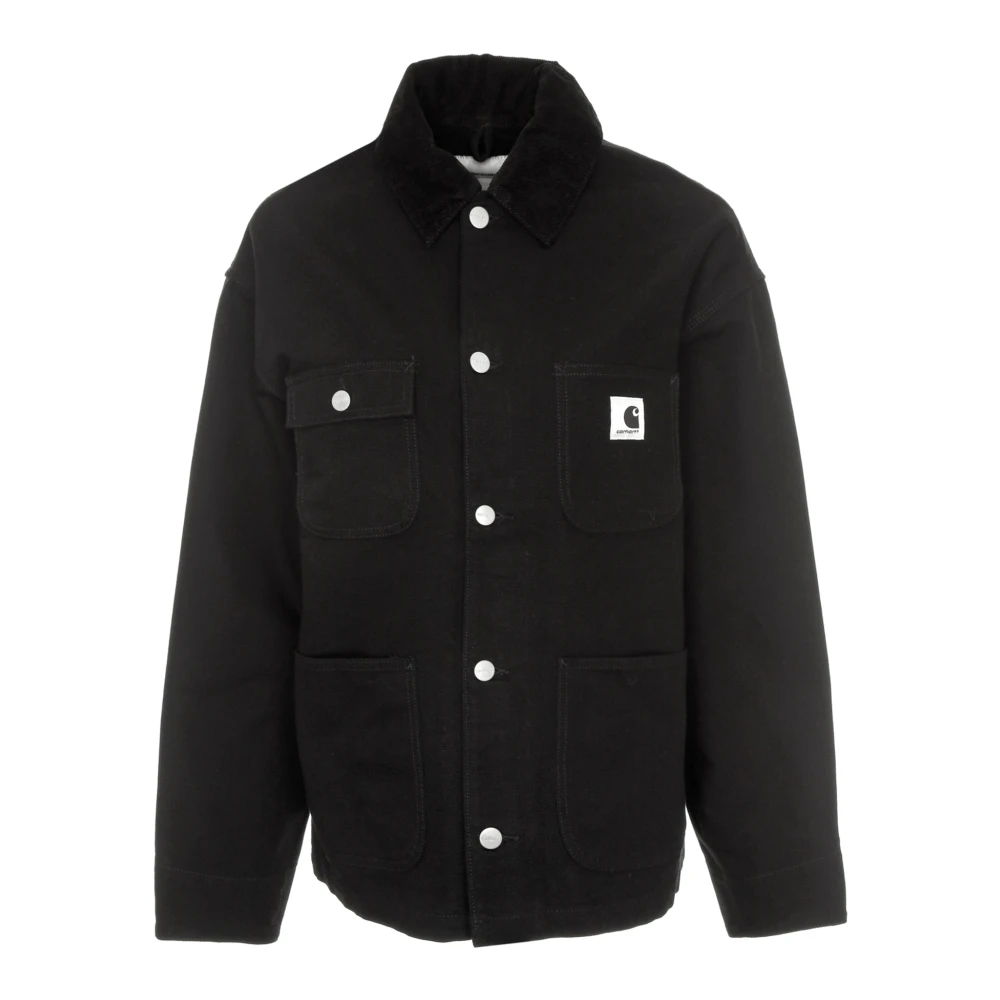 Carhartt WIP Michigan Lichtgewicht Canvas Jas Black Heren