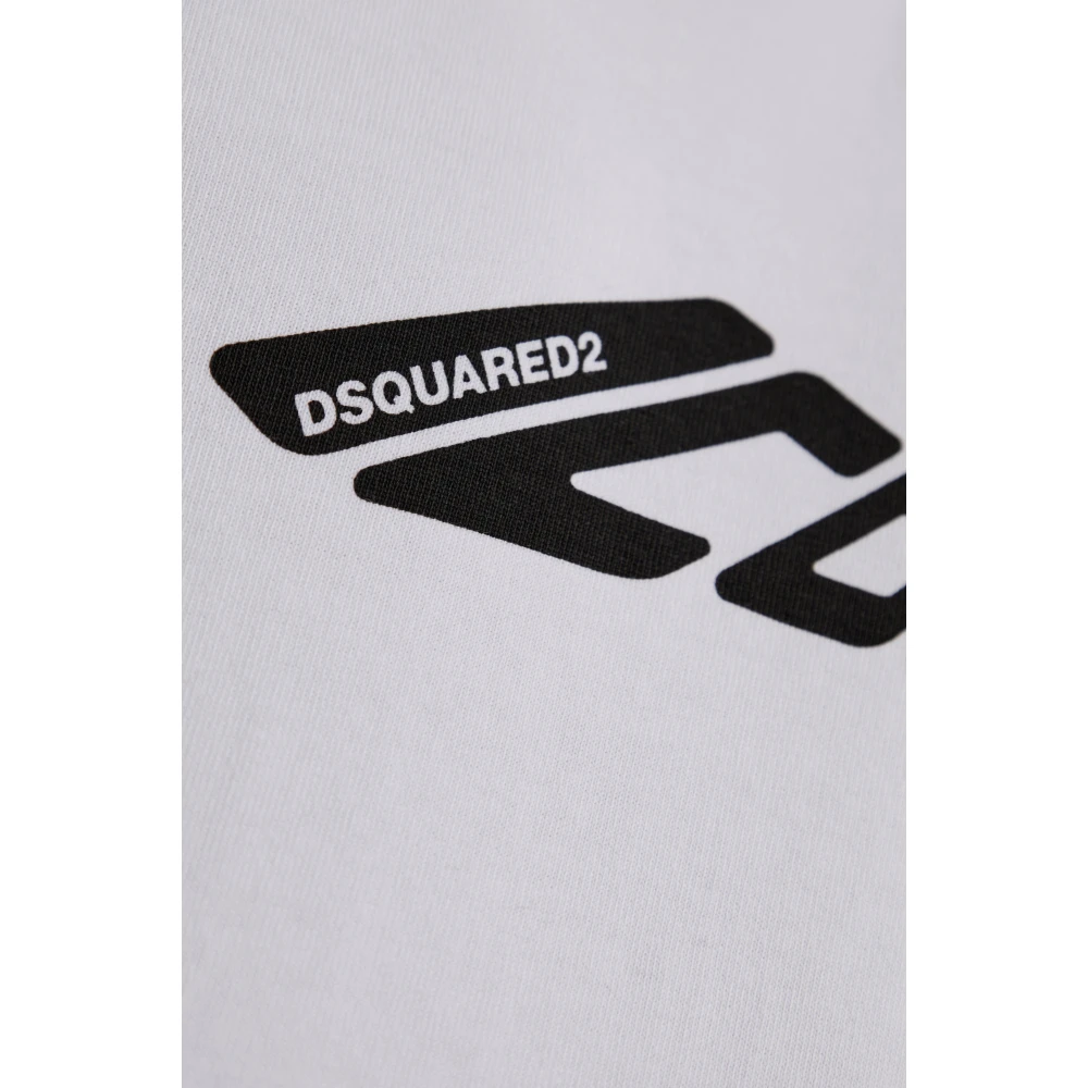 Dsquared2 Lange mouwen T-shirt White Dames