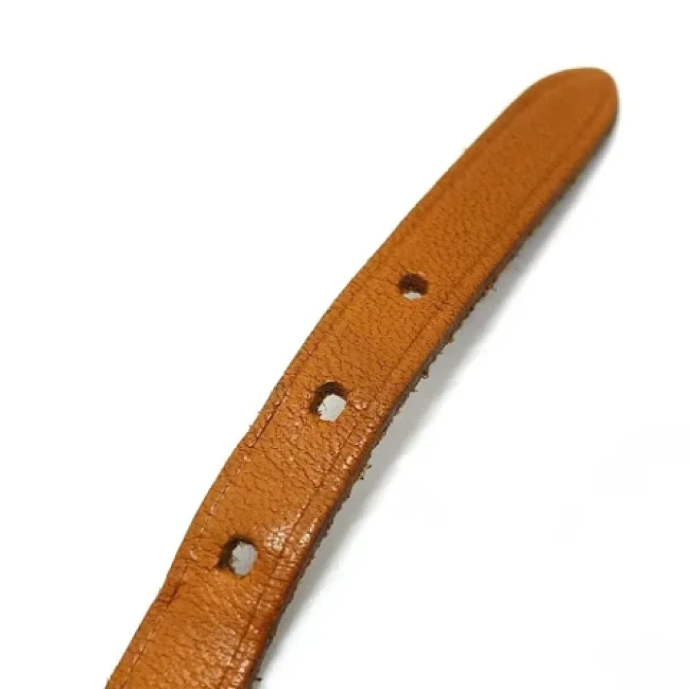 Hermès Vintage Pre-owned Fabric belts Brown Dames