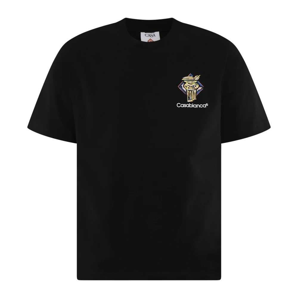 Casablanca Diamantkolom Heren Stijlvol Shirt Black Heren