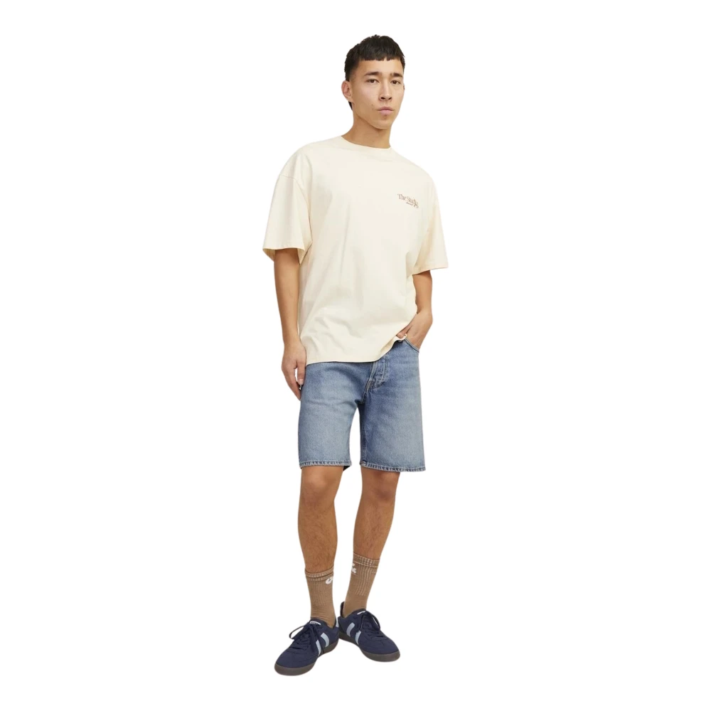 jack & jones Denim Shorts voor Stijlvolle Zomerlook Blue Heren