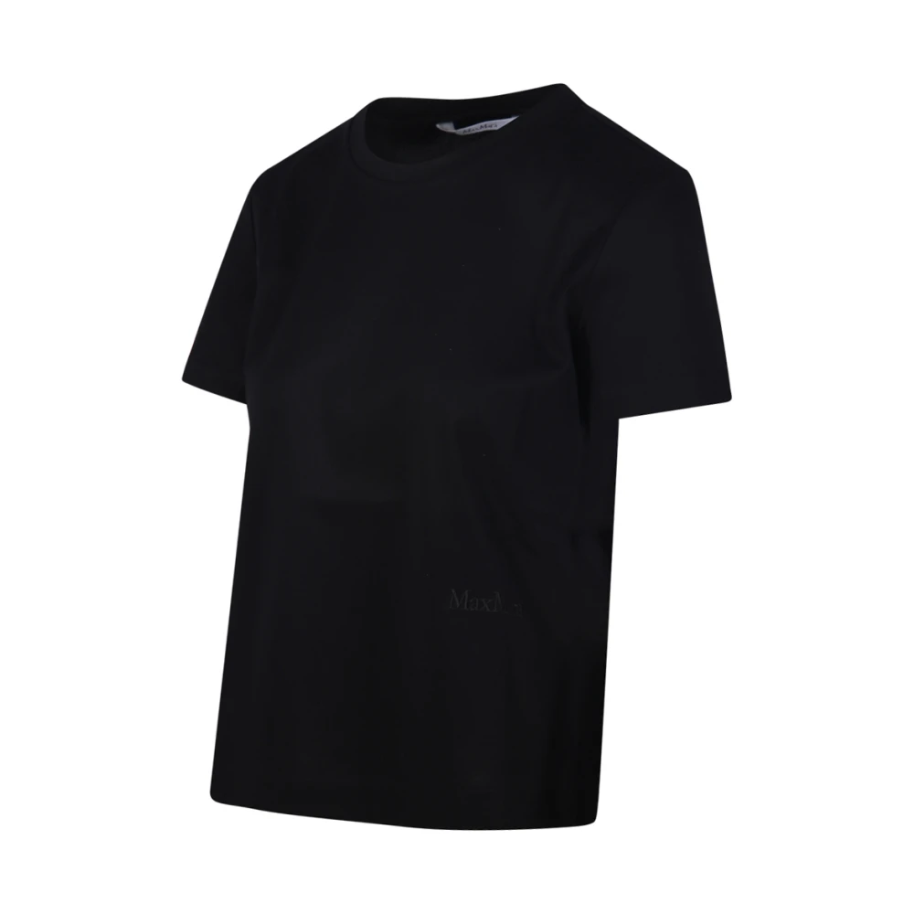 Max Mara Nerina Logo T-Shirt Zwart Black Dames