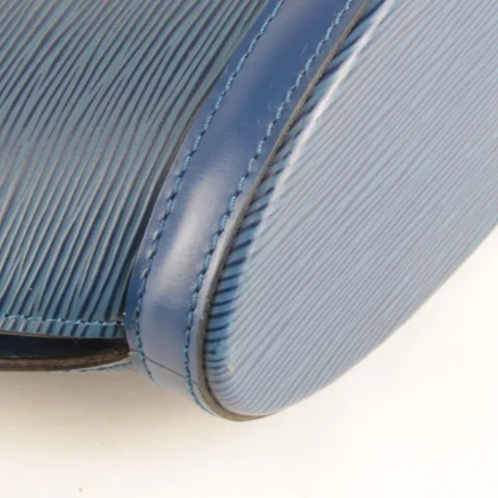 Louis Vuitton Vintage Pre-owned Leather shoulder-bags Blue Dames