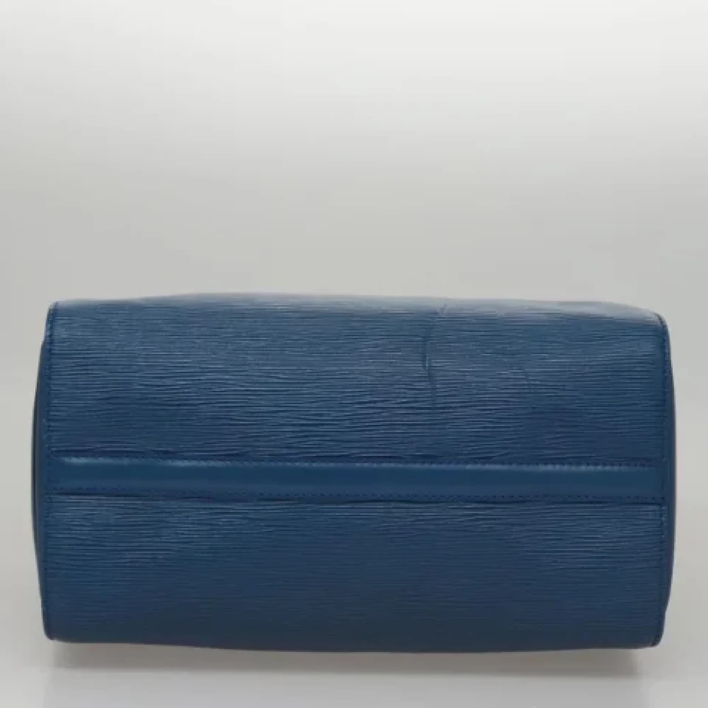 Louis Vuitton Vintage Pre-owned Leather handbags Blue Dames
