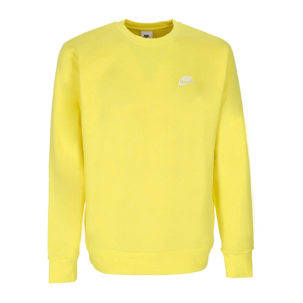 Nike Geel Strike Wit Crew Sweatshirt Yellow Heren