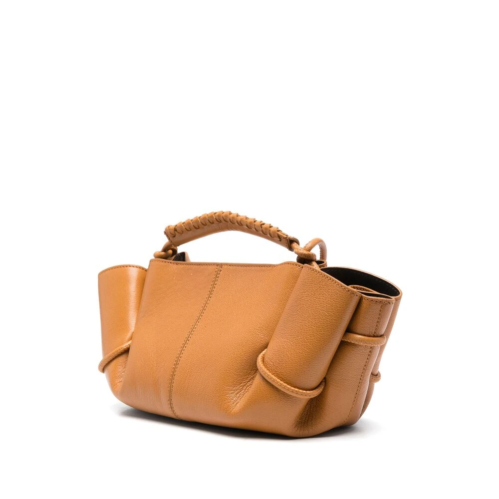 Hereu Bruine Schoudertas met Magnetische Sluiting Brown Dames