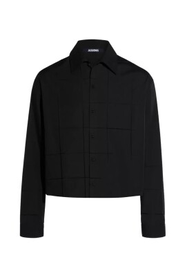 chemise-noire-a-manches-courtes