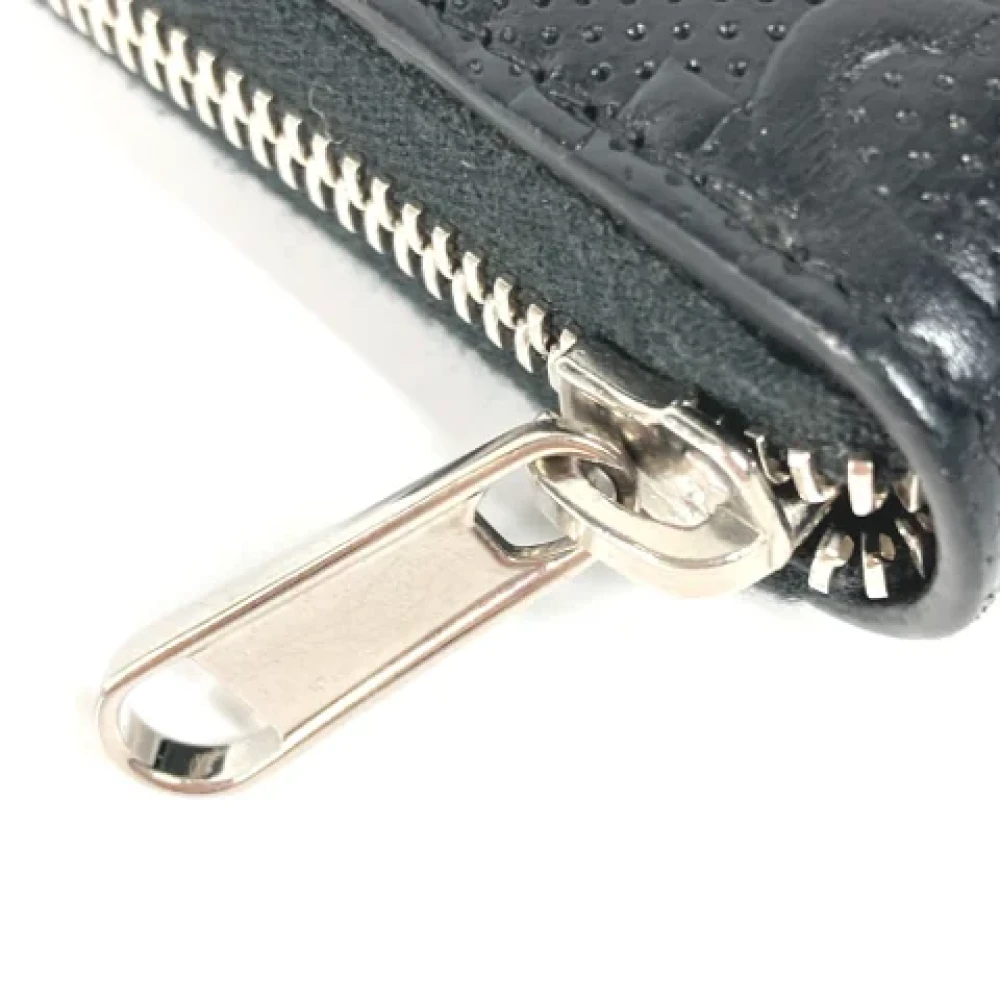 Gucci Vintage Pre-owned Leather wallets Black Heren