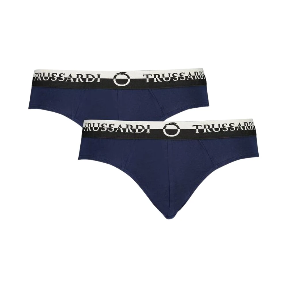 Trussardi Blu Cotton Men Underwear - XXL - Image 2