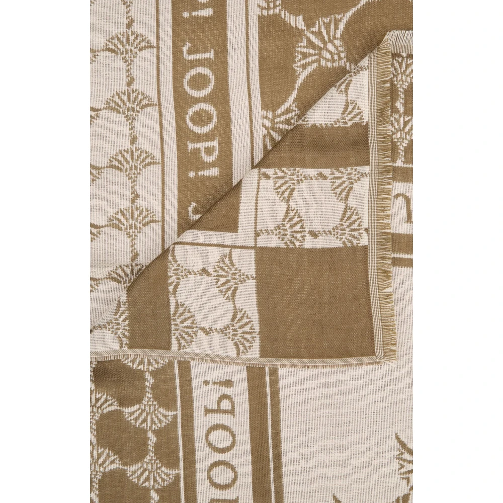 Joop! Elegante Sjaal met Bloemenpatroon Brown Dames