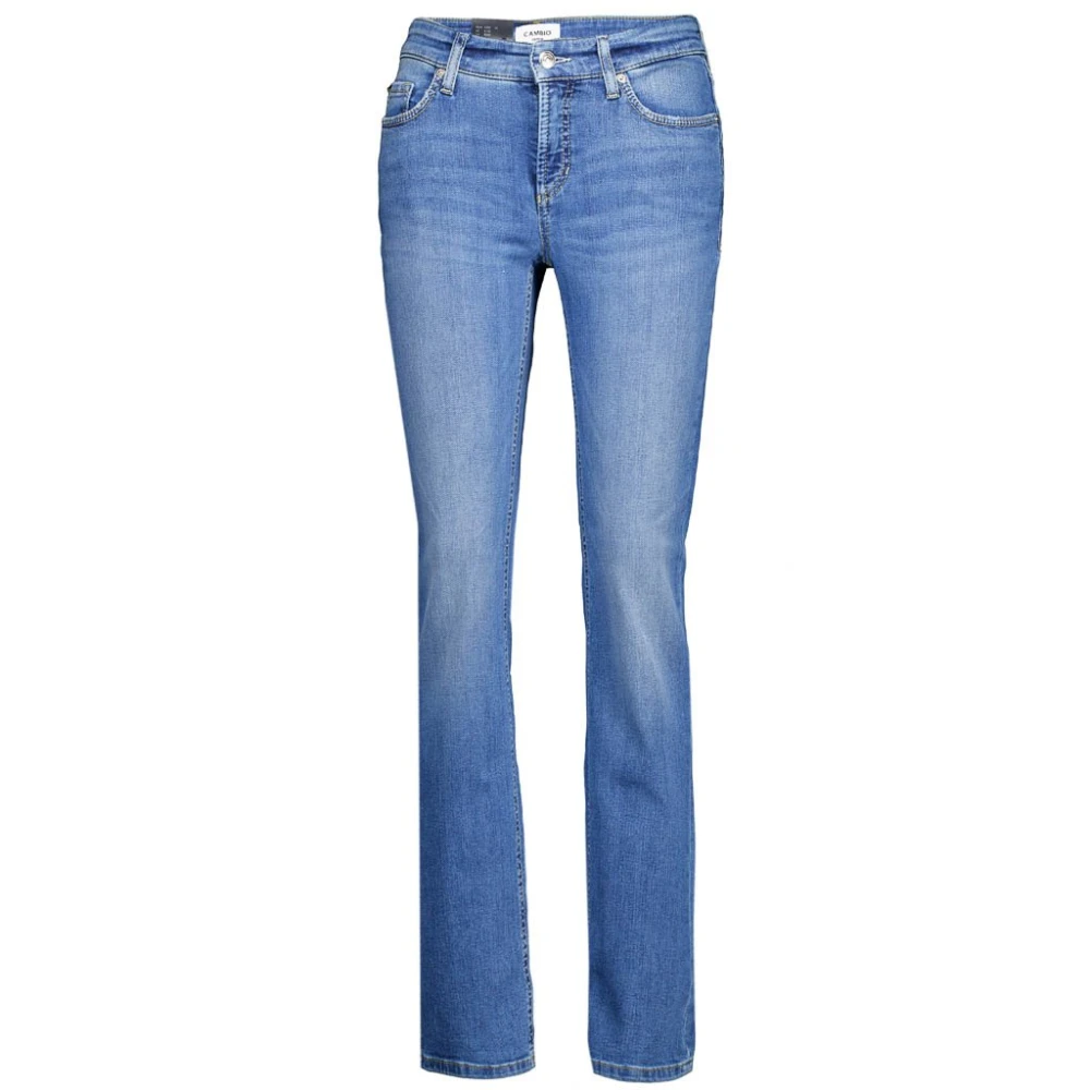 Cambio Klassiska Blå Skinny Jeans för Kvinnor Blue, Dam