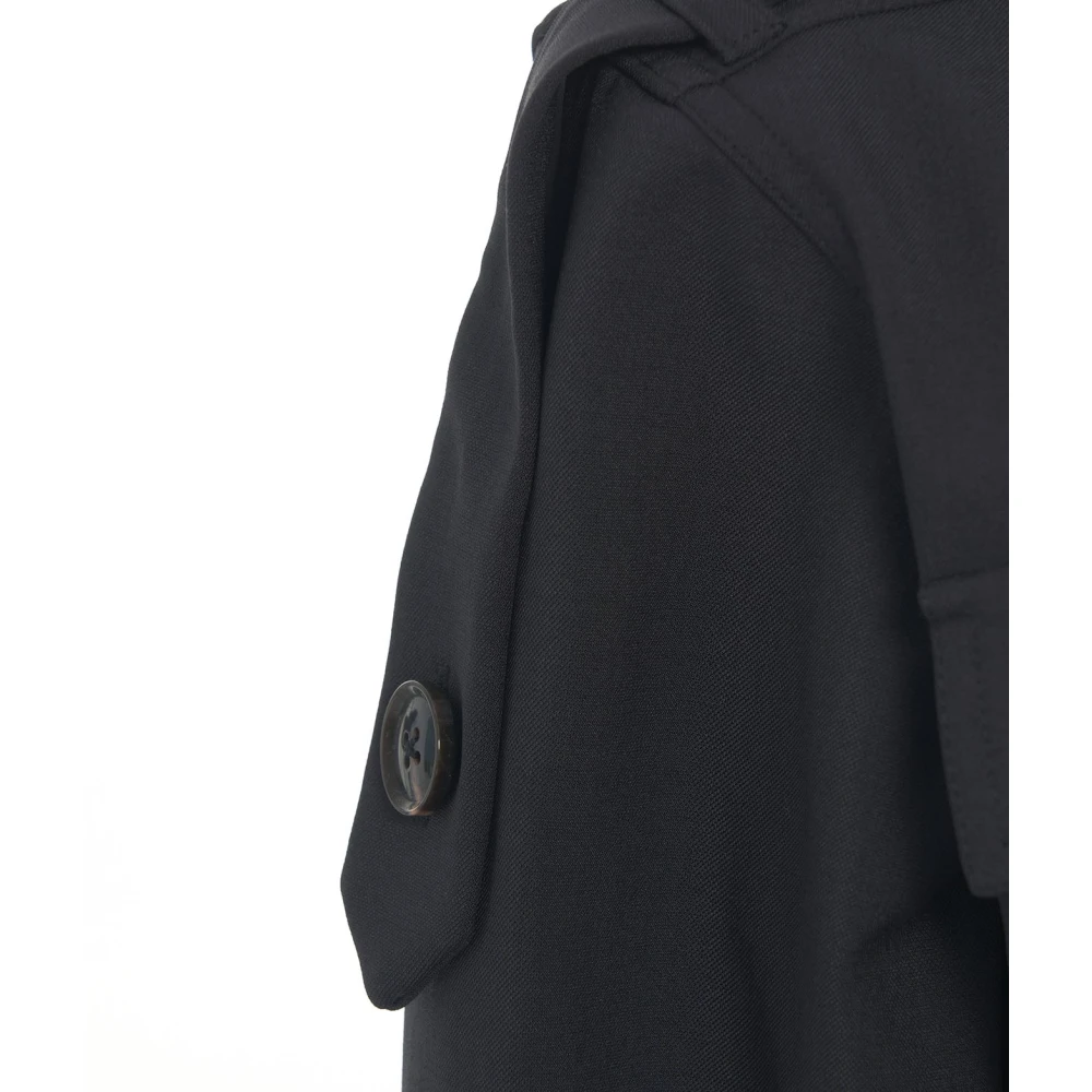 Second Female Zwarte Jumpsuit met Overhemdkraag en Tailleband Second Dames Black Dames