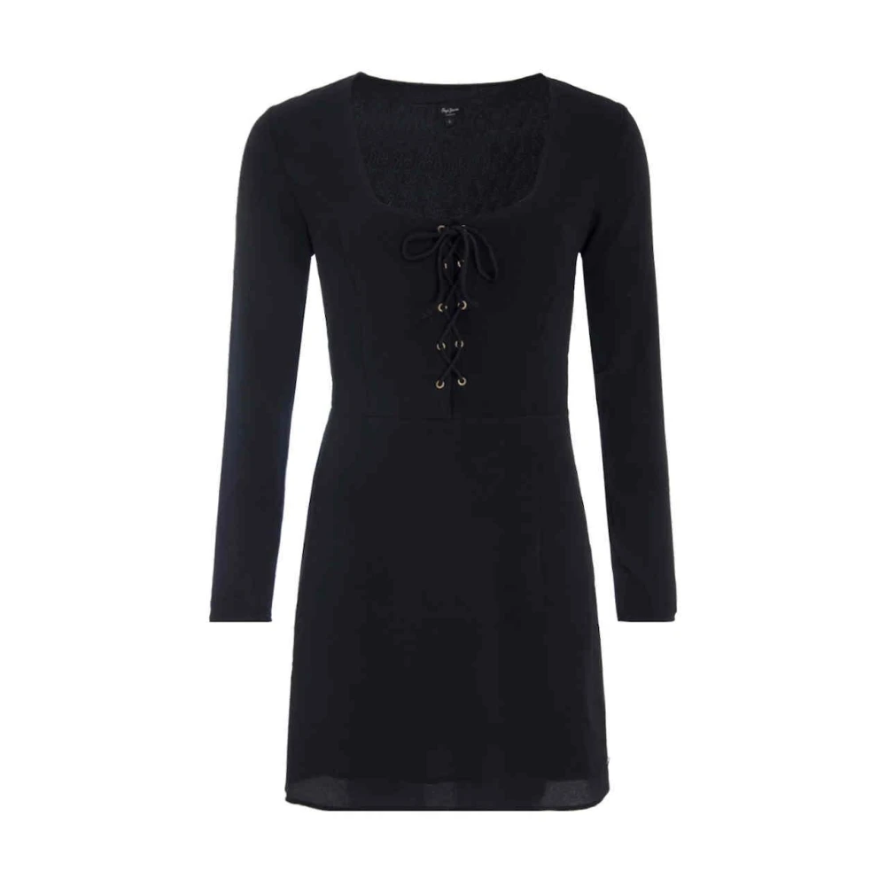 Pepe Jeans Donna Nero Abiti, S, New,